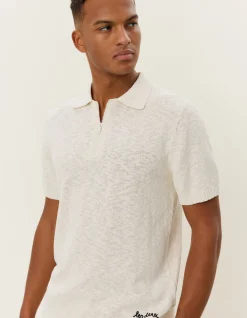 Les Deux Brad Zipper Polo | Knitwear