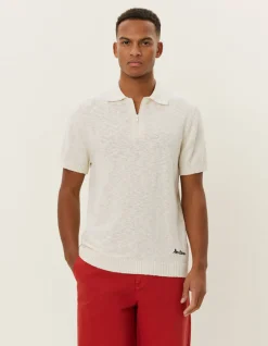 Les Deux Brad Zipper Polo | Knitwear