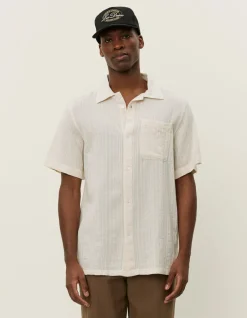 Les Deux Charlie Stripe Structure SS Shirt 2.0 | Shirts / Overshirts