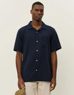 Les Deux Charlie Stripe Structure SS Shirt 2.0 | Shirts / Overshirts