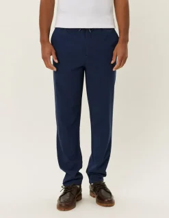 Les Deux Como Tapered Textured Drawstring Pants | Pants
