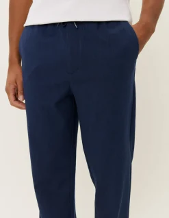 Les Deux Como Tapered Textured Drawstring Pants | Pants