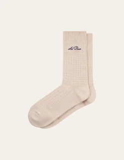 Les Deux Crew Waffle Socks | Underwear