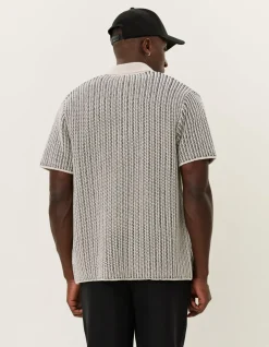 Les Deux Easton Knitted SS Shirt | Knitwear