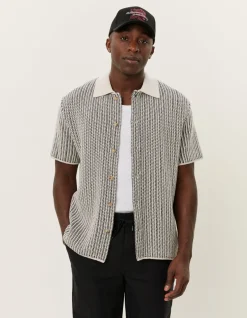 Les Deux Easton Knitted SS Shirt | Knitwear