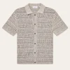 Les Deux Elvin Structure Knitted SS Shirt | Knitwear | Shirts / Overshirts