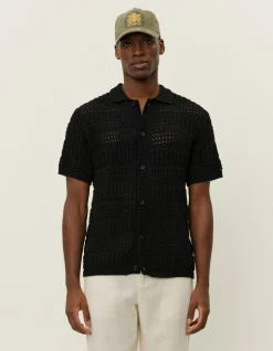 Les Deux Elvin Structure Knitted SS Shirt | Knitwear | Shirts / Overshirts