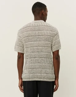 Les Deux Elvin Structure Knitted SS Shirt | Knitwear | Shirts / Overshirts