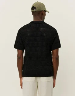 Les Deux Elvin Structure Knitted SS Shirt | Knitwear | Shirts / Overshirts