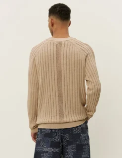 Les Deux Fabian Linen Crewneck Knit | Knitwear