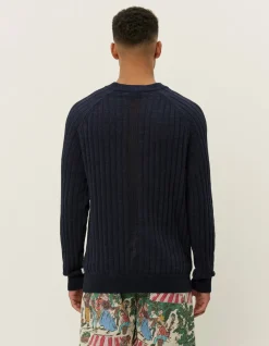 Les Deux Fabian Linen Crewneck Knit | Knitwear