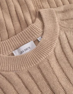 Les Deux Fabian Linen Crewneck Knit | Knitwear