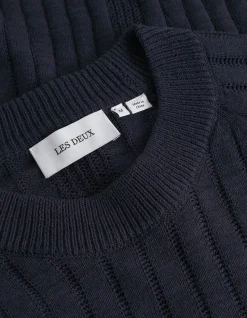 Les Deux Fabian Linen Crewneck Knit | Knitwear
