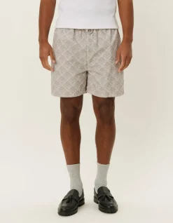 Les Deux Flower Tile Track Shorts | Shorts