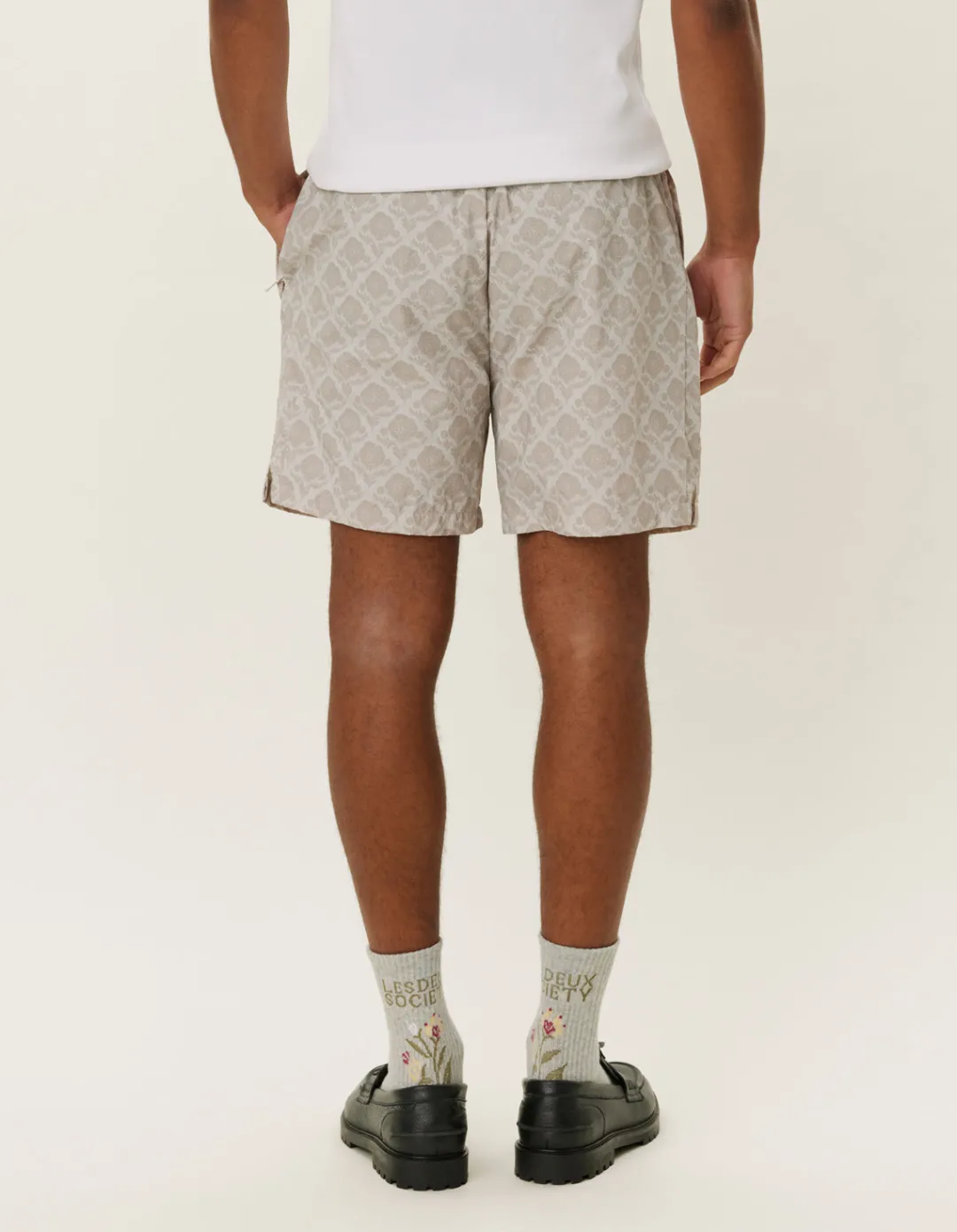 Les Deux Flower Tile Track Shorts | Shorts