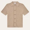 Les Deux Floyd Linen Knitted SS Shirt | Knitwear | Shirts / Overshirts