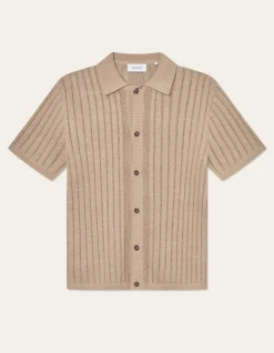 Les Deux Floyd Linen Knitted SS Shirt | Knitwear | Shirts / Overshirts