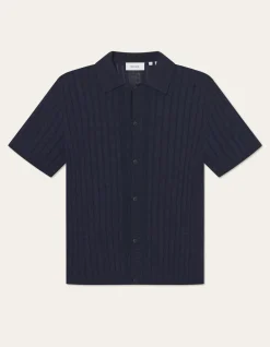 Les Deux Floyd Linen Knitted SS Shirt | Knitwear | Shirts / Overshirts