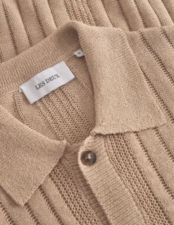Les Deux Floyd Linen Knitted SS Shirt | Knitwear | Shirts / Overshirts