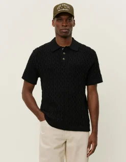 Les Deux Garrett Knitted Polo | Knitwear