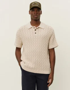 Les Deux Garrett Knitted Polo | Knitwear
