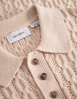 Les Deux Garrett Knitted Polo | Knitwear