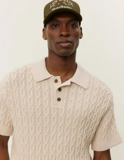 Les Deux Garrett Knitted Polo | Knitwear