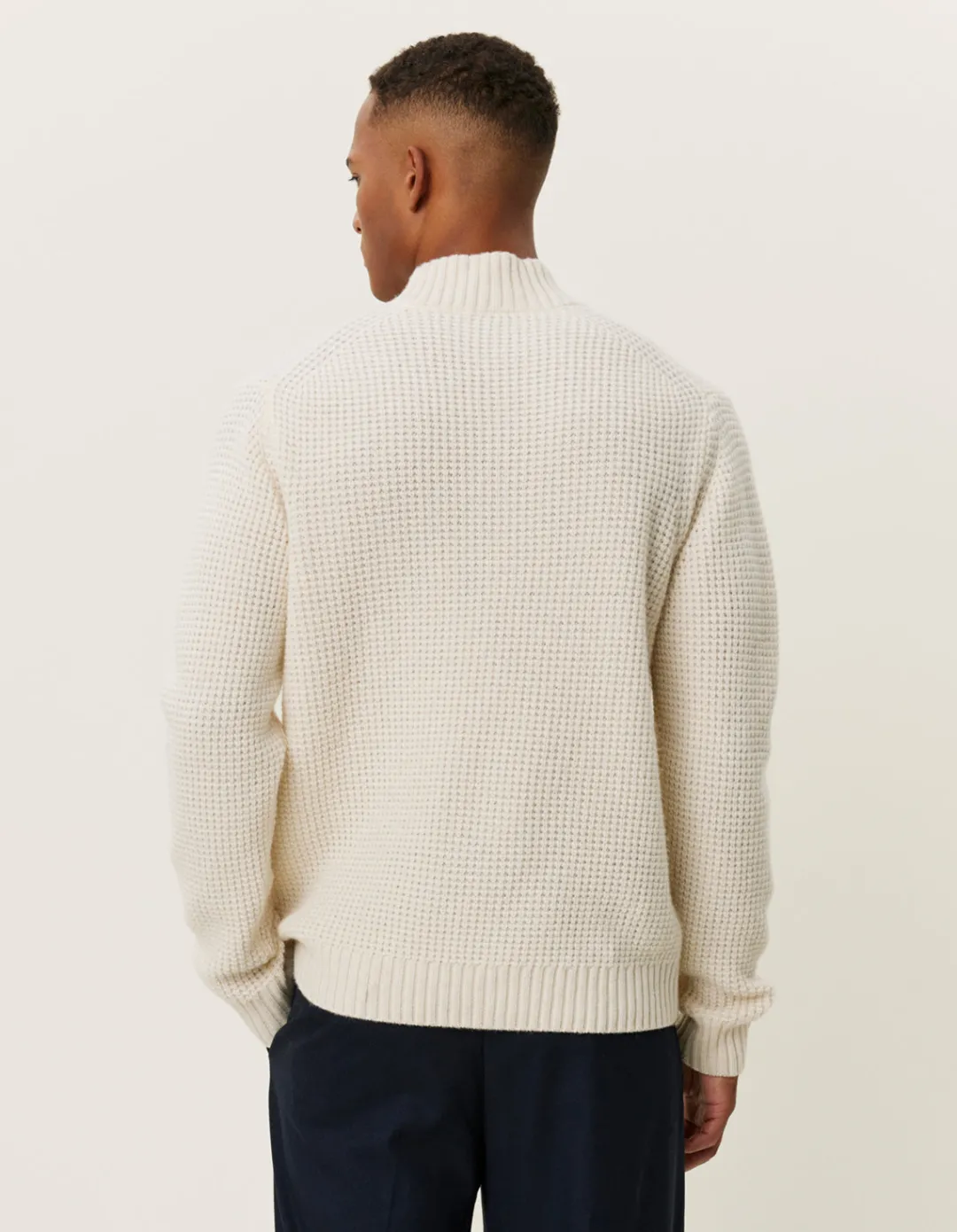 Les Deux Grady Waffle Mockneck Knit | Knitwear