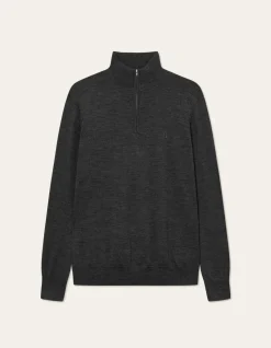 Les Deux Greyson Half-Zip Merino Knit | Knitwear