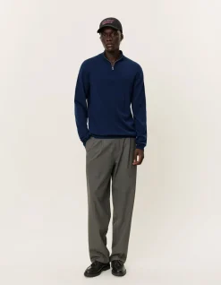 Les Deux Greyson Half-Zip Merino Knit | Knitwear