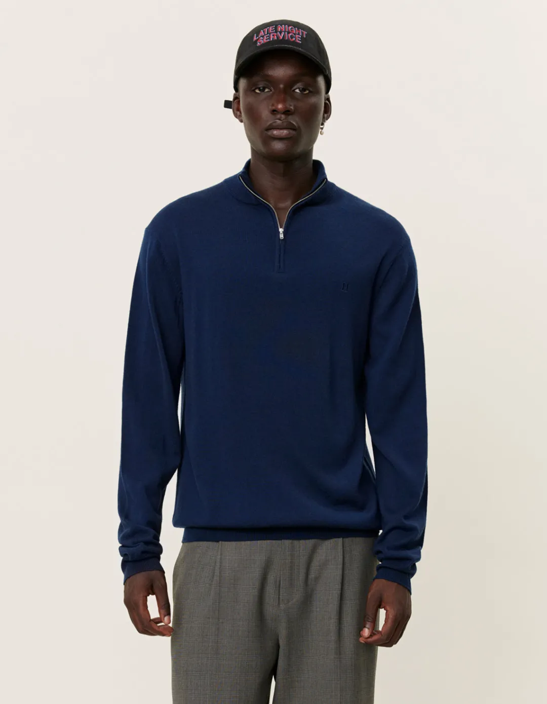Les Deux Greyson Half-Zip Merino Knit | Knitwear