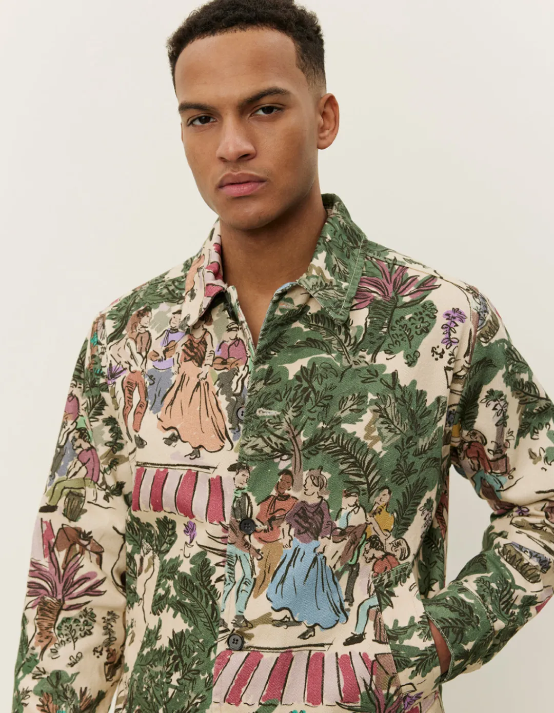 Les Deux Jaiden Dancing AOP Jacket | Jackets / Coats