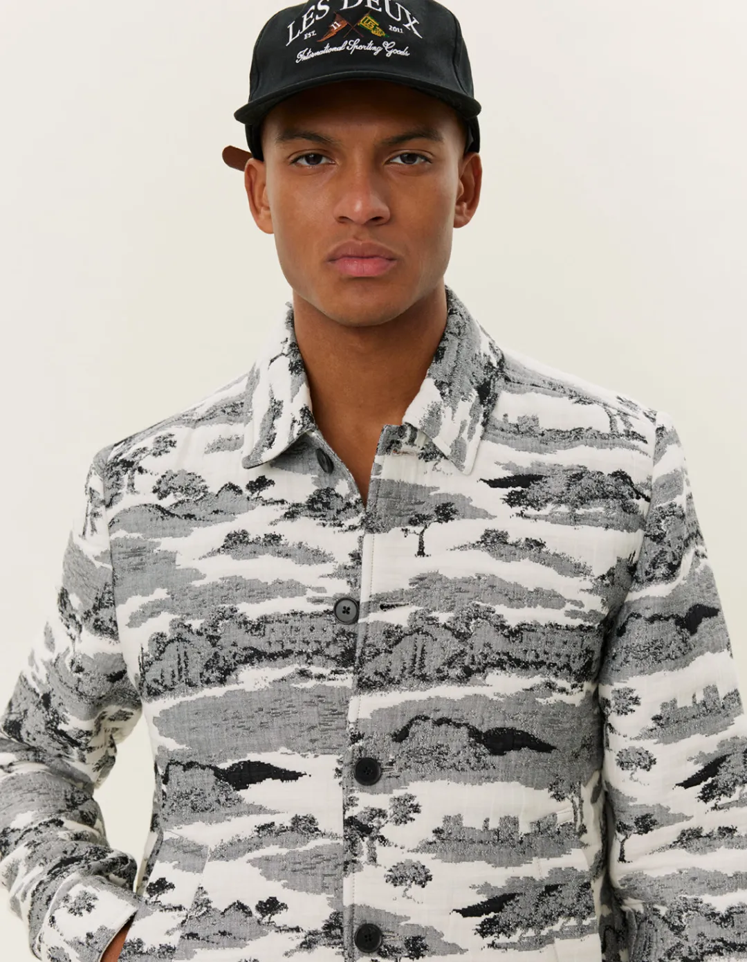 Les Deux Jaiden Ruins Jaqcuard Overshirt | Shirts / Overshirts