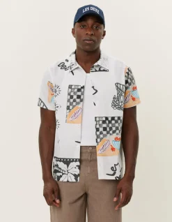 Les Deux Kamar AOP SS Shirt | Shirts / Overshirts