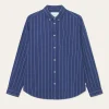 Les Deux Kent Stripe Peached Poplin Shirt | Shirts / Overshirts