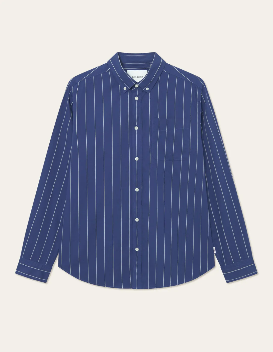 Les Deux Kent Stripe Peached Poplin Shirt | Shirts / Overshirts