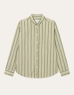 Les Deux Kent Stripe Peached Poplin Shirt | Shirts / Overshirts