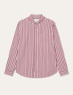 Les Deux Kent Stripe Peached Poplin Shirt | Shirts / Overshirts