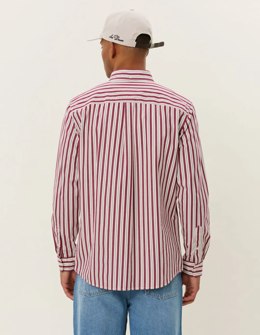 Les Deux Kent Stripe Peached Poplin Shirt | Shirts / Overshirts