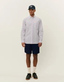 Les Deux Kent Stripe Poplin Shirt | Shirts / Overshirts
