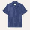 Les Deux Klark Stripe Poplin SS Shirt | Shirts / Overshirts