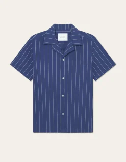 Les Deux Klark Stripe Poplin SS Shirt | Shirts / Overshirts