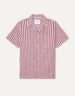 Les Deux Klark Stripe Poplin SS Shirt | Shirts / Overshirts