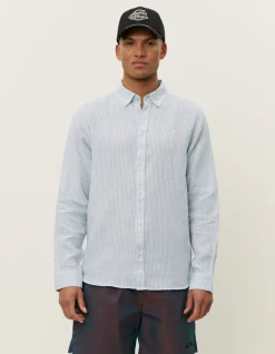 Les Deux Konrad Stripe Linen Shirt | Shirts / Overshirts