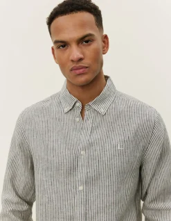 Les Deux Konrad Stripe Linen Shirt | Shirts / Overshirts