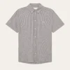 Les Deux Konrad Stripe Linen SS Shirt | Shirts / Overshirts