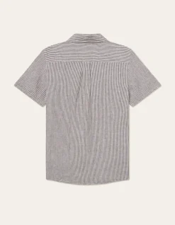 Les Deux Konrad Stripe Linen SS Shirt | Shirts / Overshirts