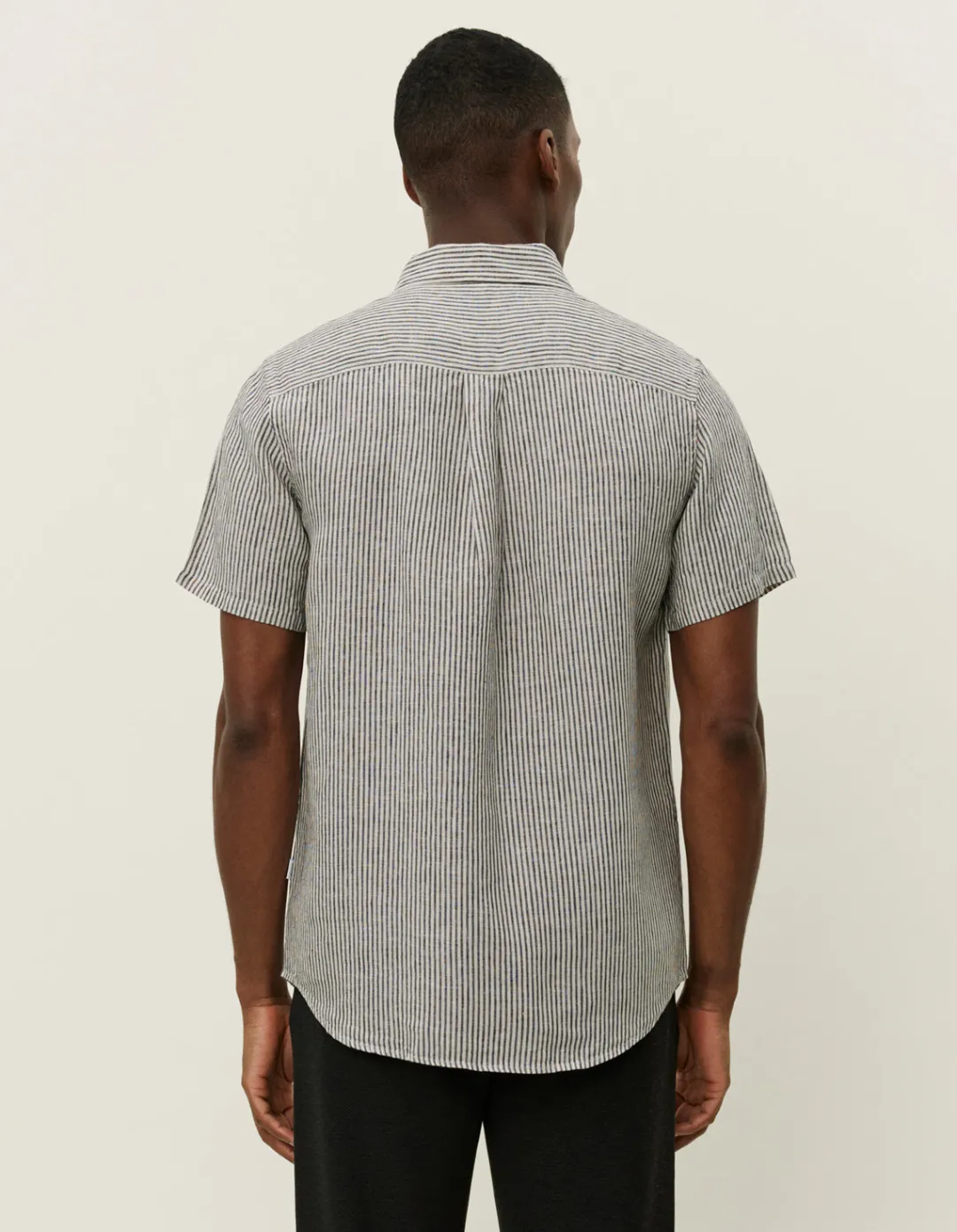 Les Deux Konrad Stripe Linen SS Shirt | Shirts / Overshirts