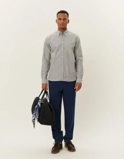 Les Deux Konrad Stripe Oxford Shirt | Shirts / Overshirts