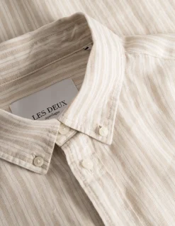 Les Deux Kristian Linen B.D. Shirt | Shirts / Overshirts